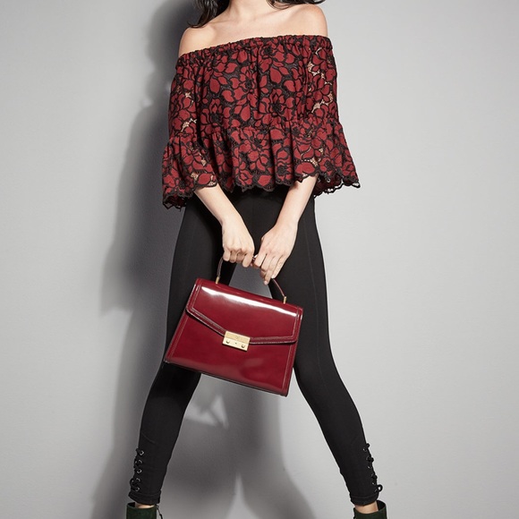 Likely Tops - Embroidered Lace Off The Shoulder Top - NWT